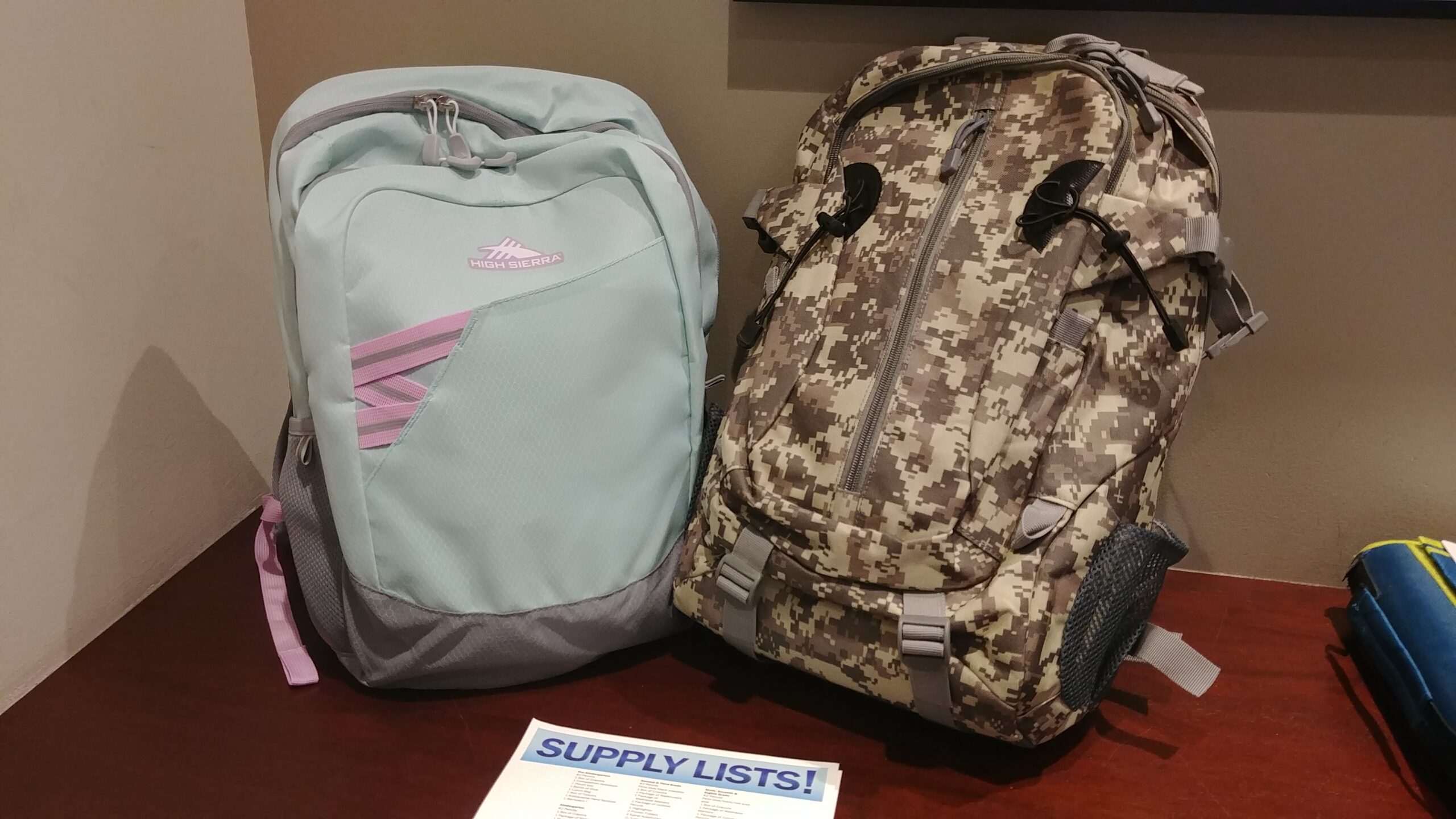 Giving Back – Operation Backpack